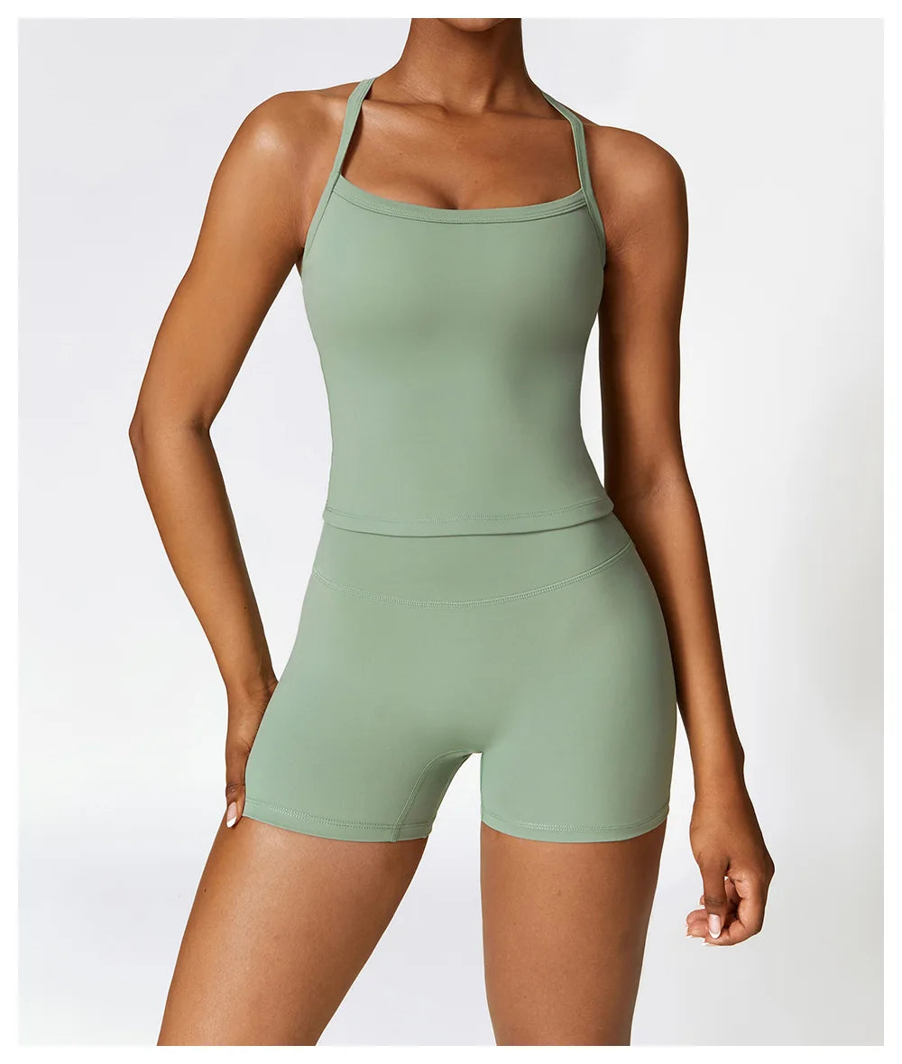 Cross Back Yoga Sports Bra