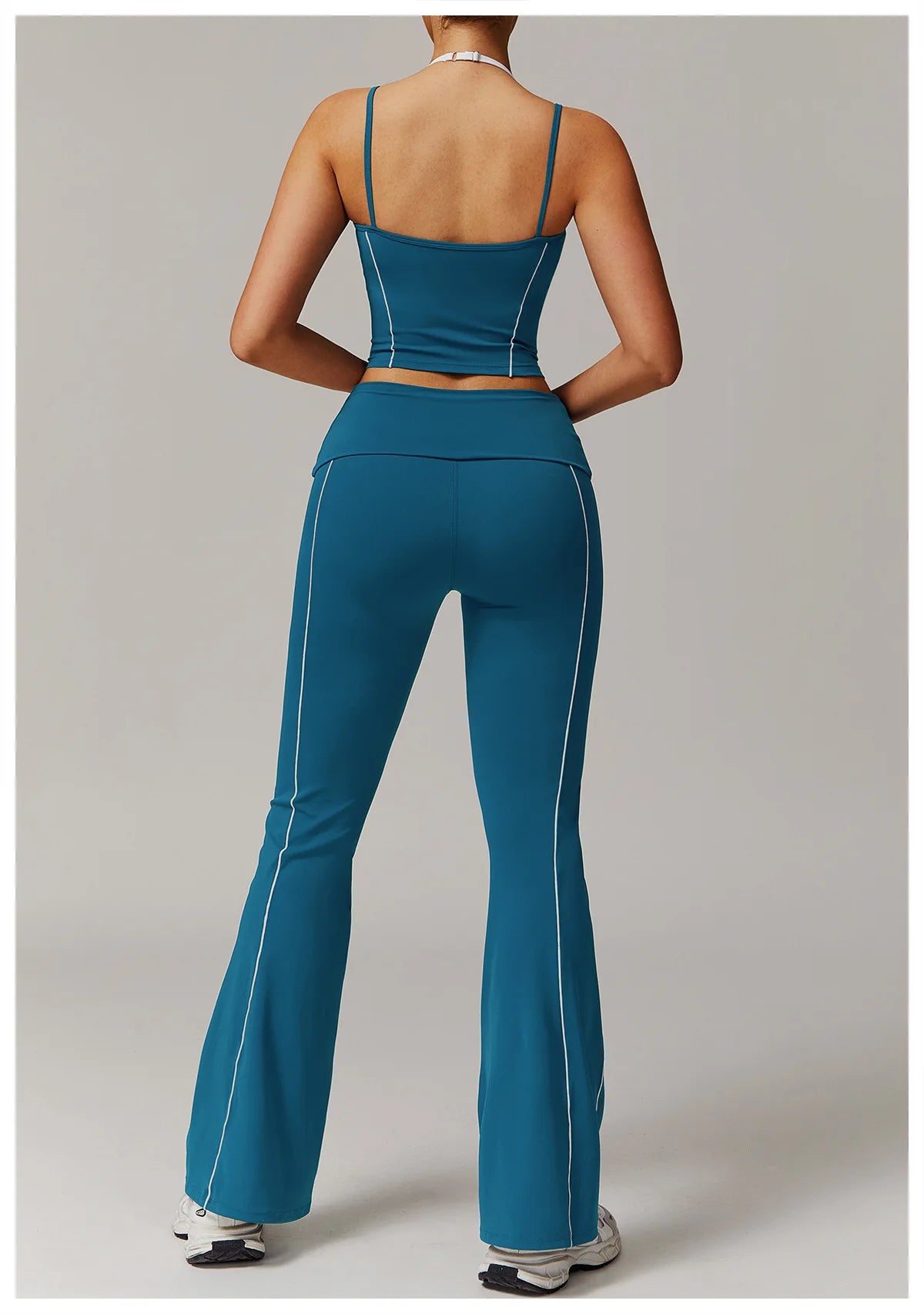 Bra & Flared high waisted leggings set