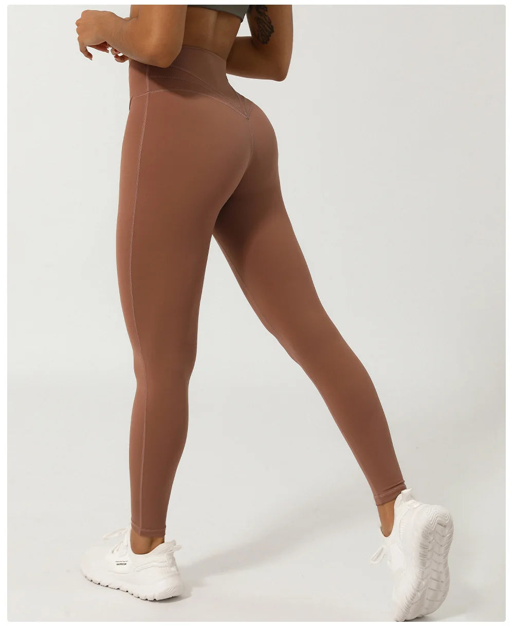 V-shaped Waist High Waist Fitness gym Leggings