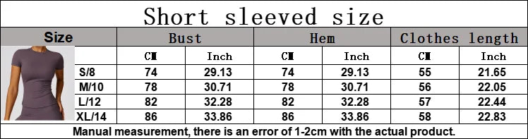 Seamless Short Sleeve Yoga Gym Top