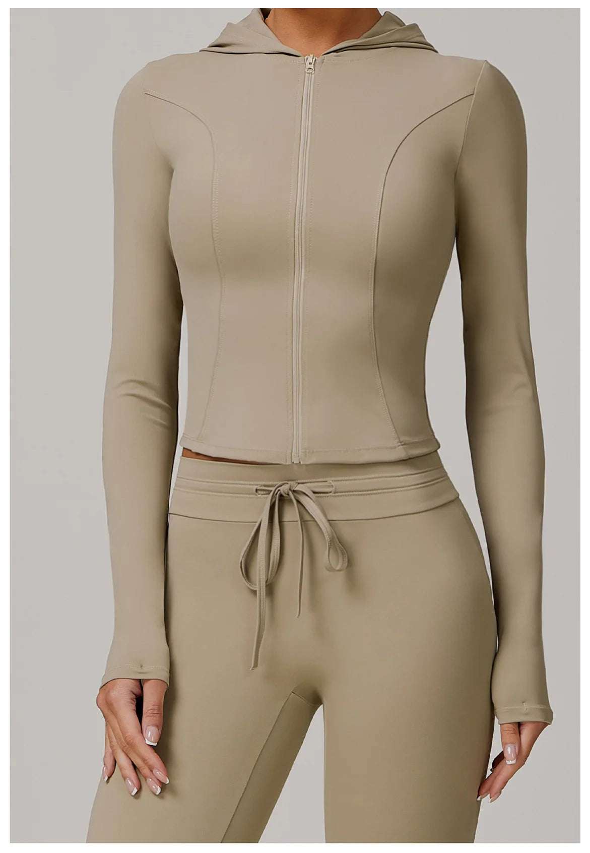 Zipper Long Sleeve Sports Jacket