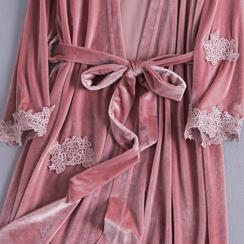 Velour lace Pyjamas Set