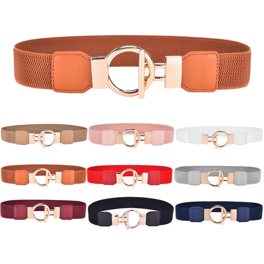 Women's Skinny Elastic Retro Belt