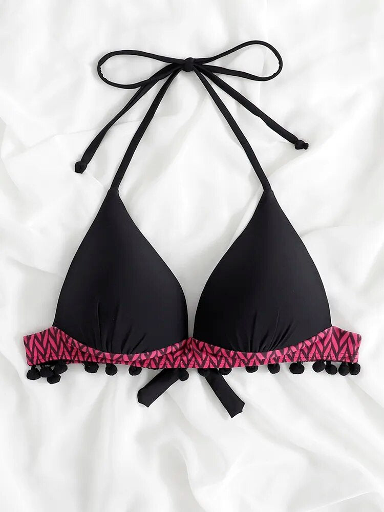 High Waist Thong Swimwear Trunk Bikini Top 26 S