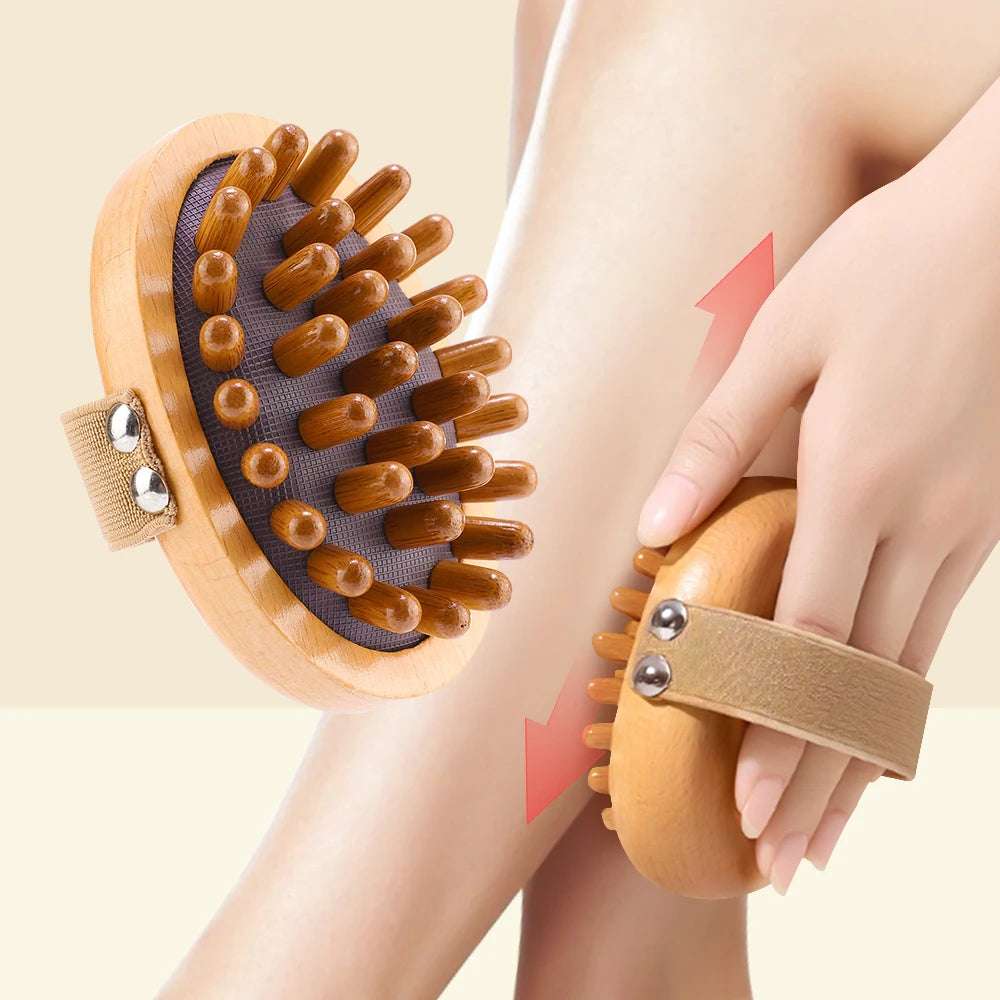 Multi-Functional Body Anti Cellulite Brush Head Scalp Body Massage Brush