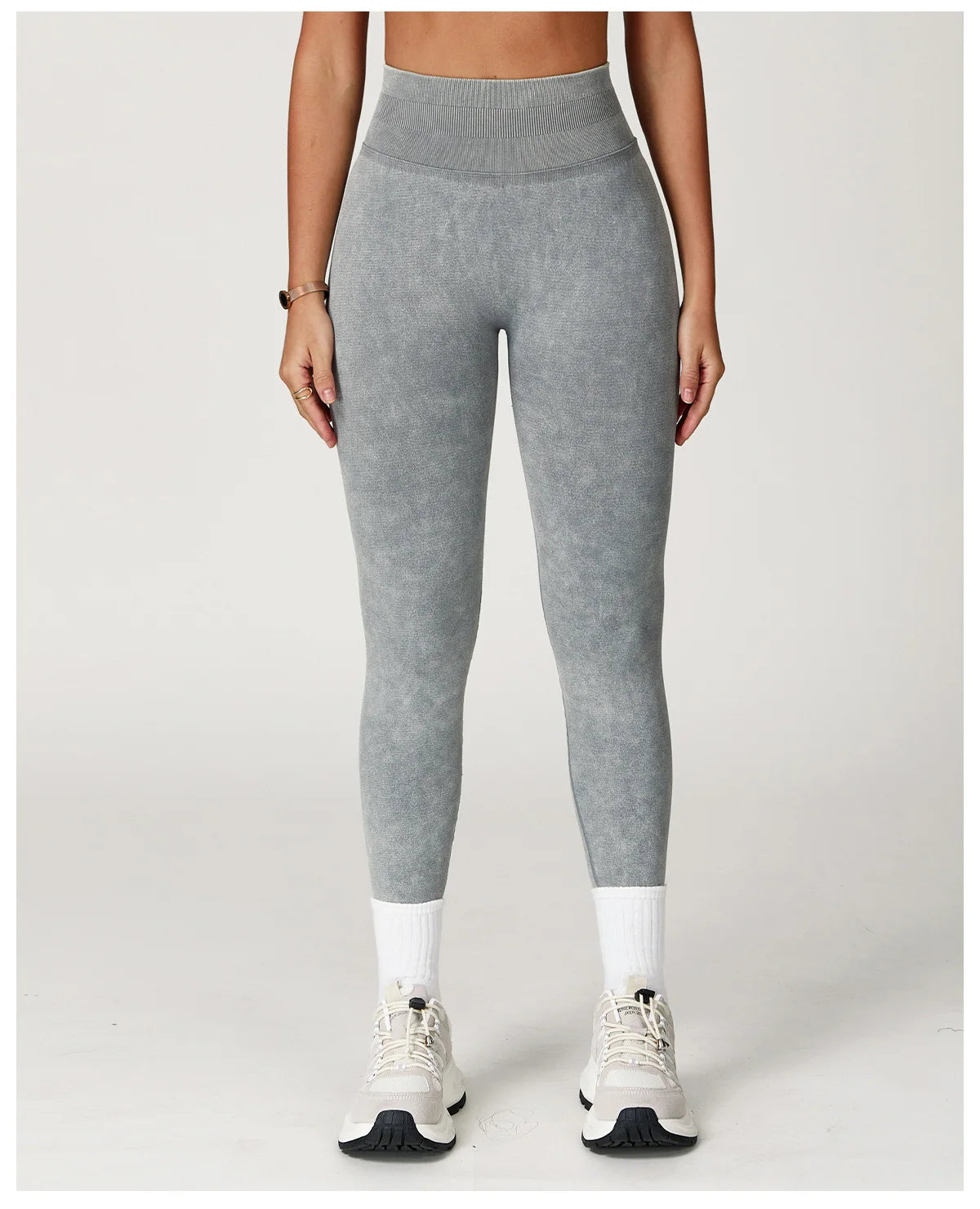 Seamless Yoga Sports High Waist Ribbed Gym leggings