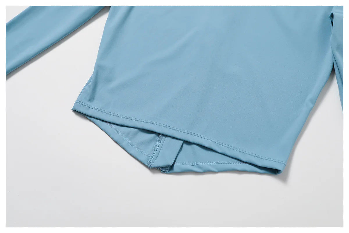 Long sleeved zipper Gym Workout jacket