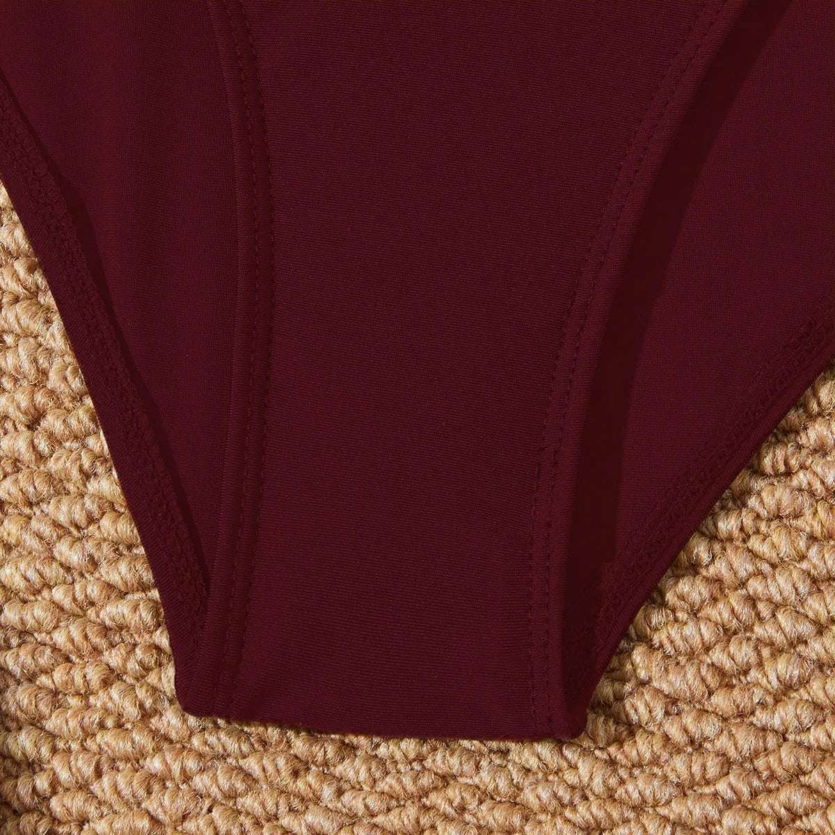 Low Back mesh One Piece Swimsuit