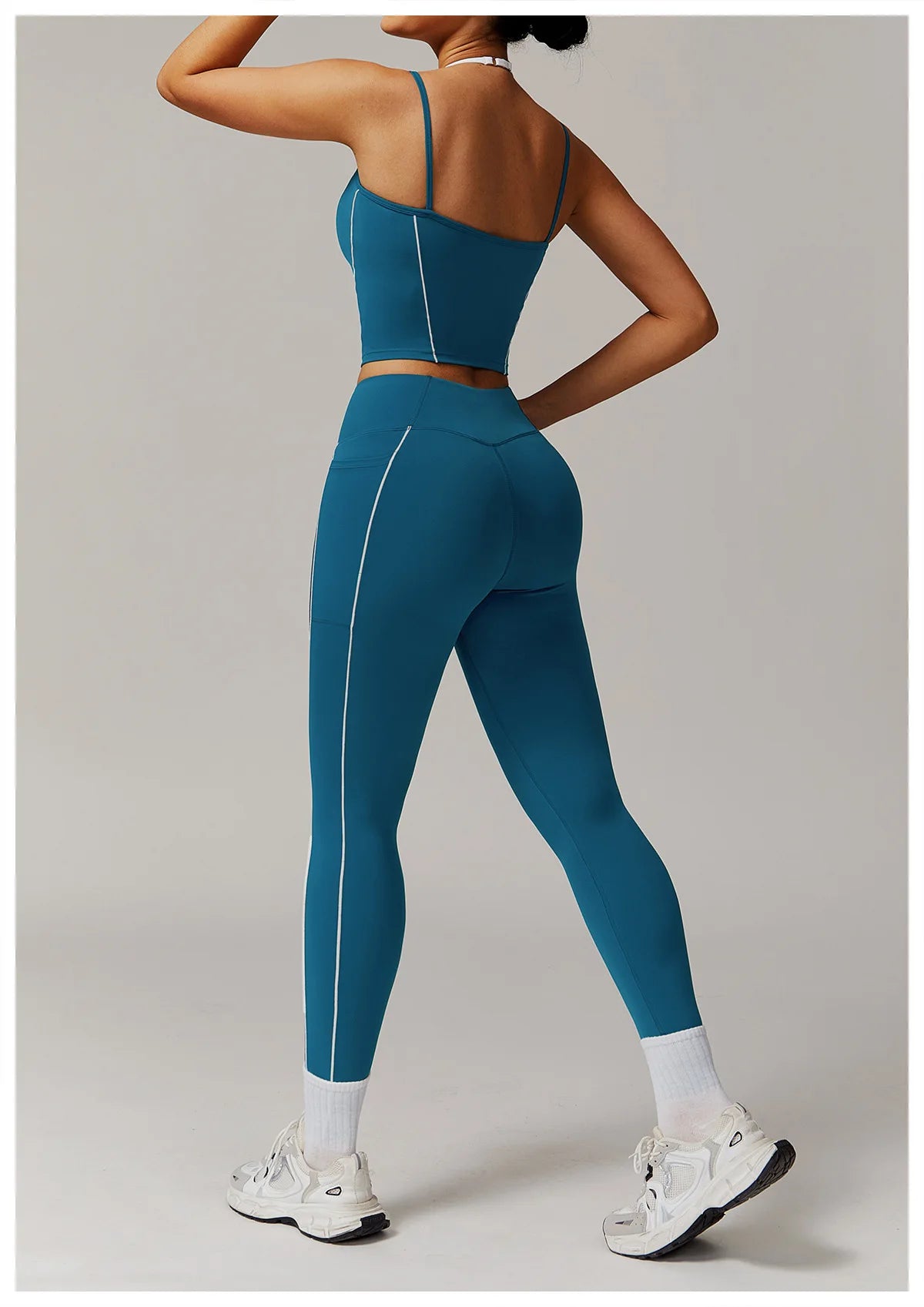 Bra & Flared high waisted leggings set
