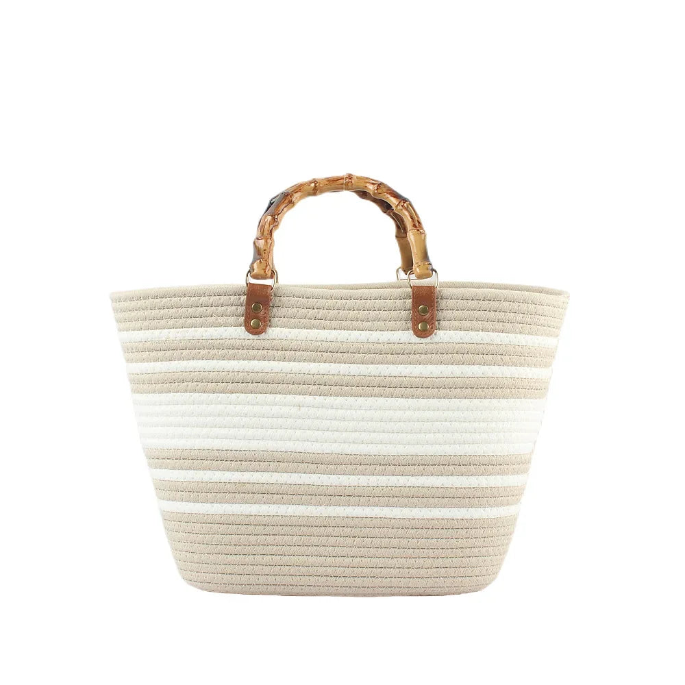 Cotton Rope Woven beach holiday Handbag