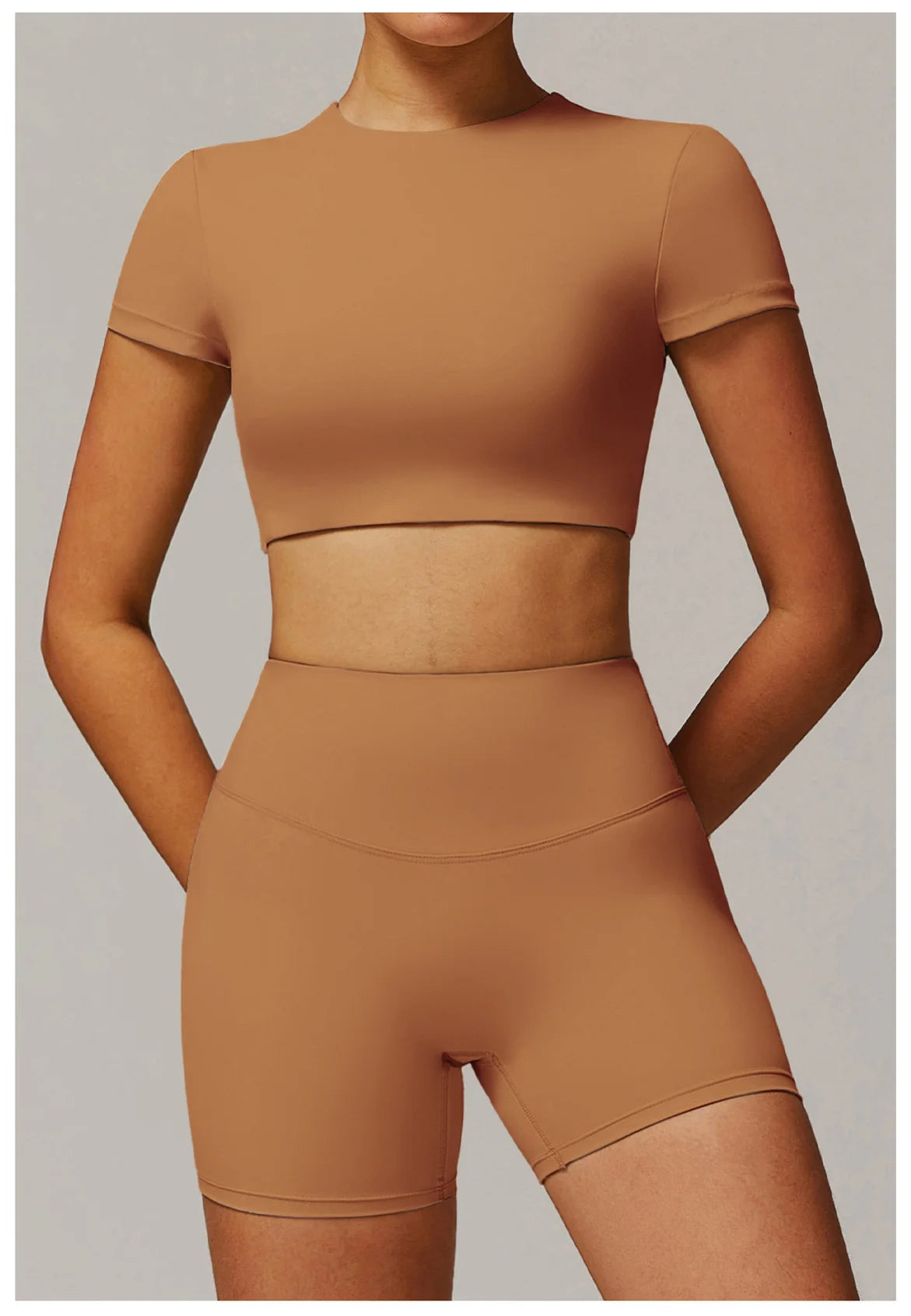 Workout Short Sleeve Shirt Gym Top