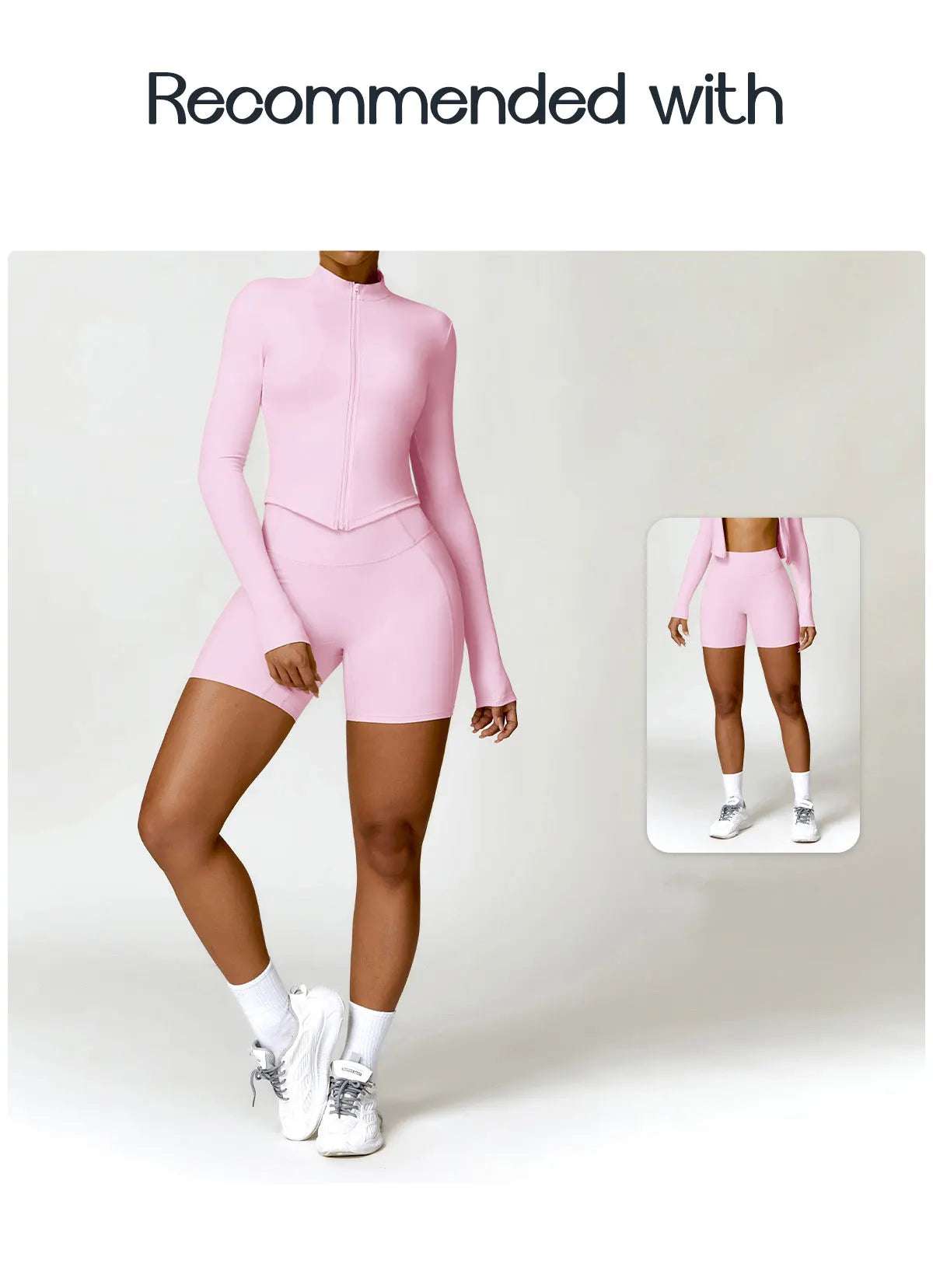 Full Zip-up Yoga Gym Workout Jacket