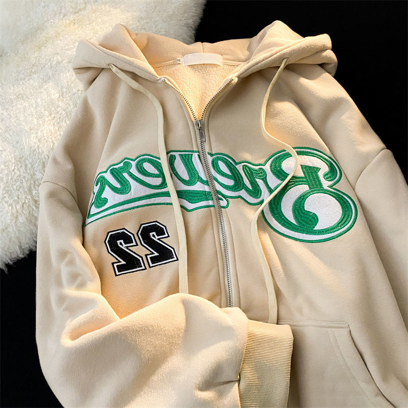 Women Vintage Zip Up Hoodies