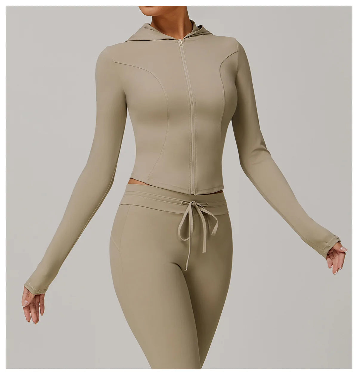 Zipper Long Sleeve Sports Jacket