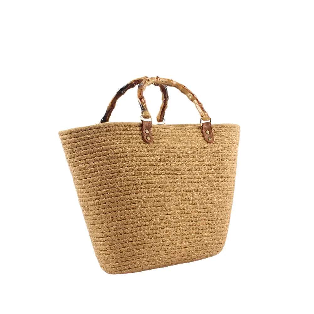 Cotton Rope Woven beach holiday Handbag