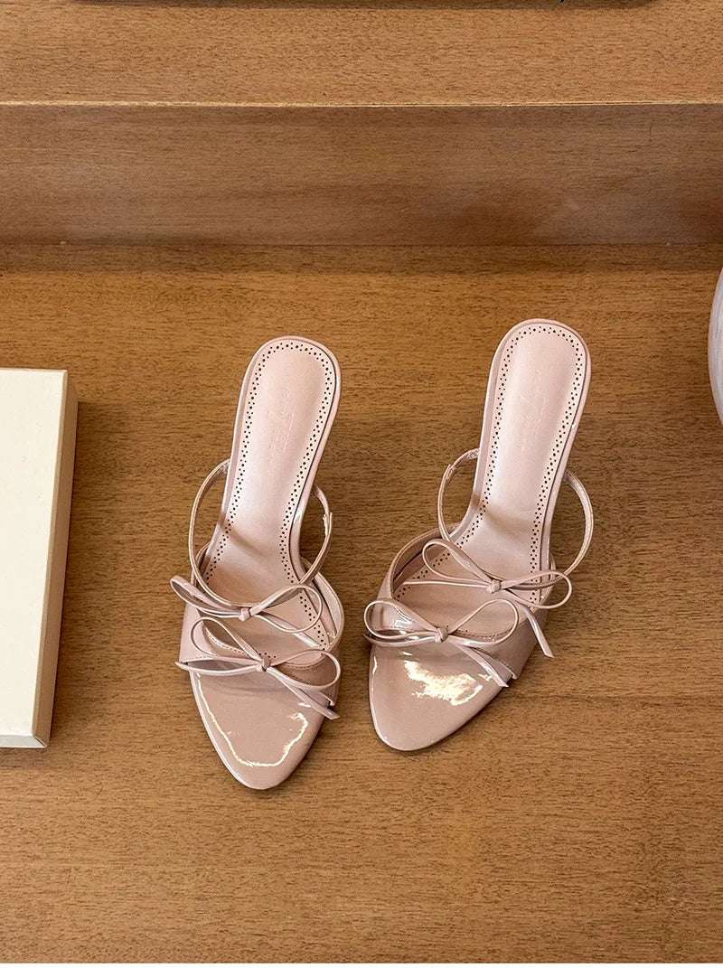 Open Toe Butterfly-knot High Heel Sandals