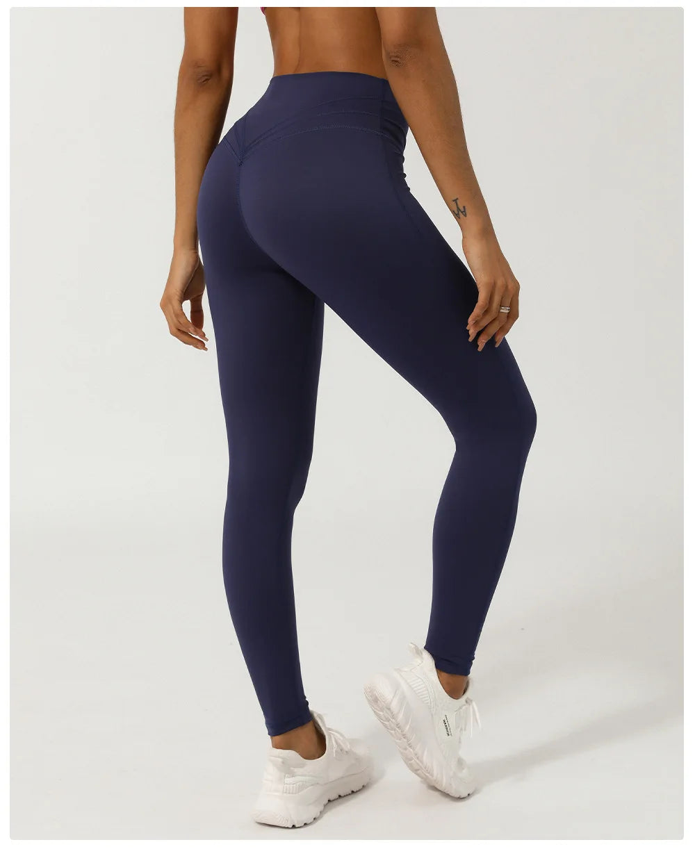 V-shaped Waist High Waist Fitness gym Leggings