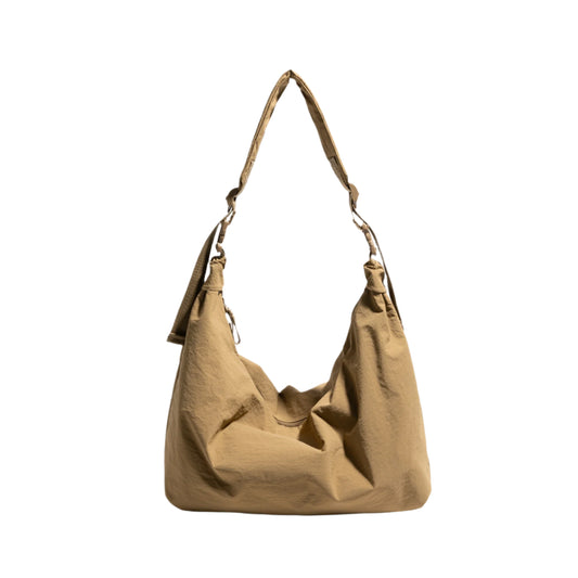 Canvas half moon shoulder Bag