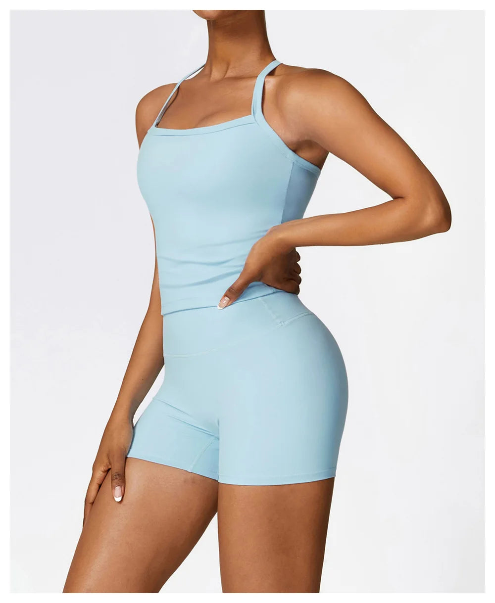 Cross Back Yoga Sports Bra