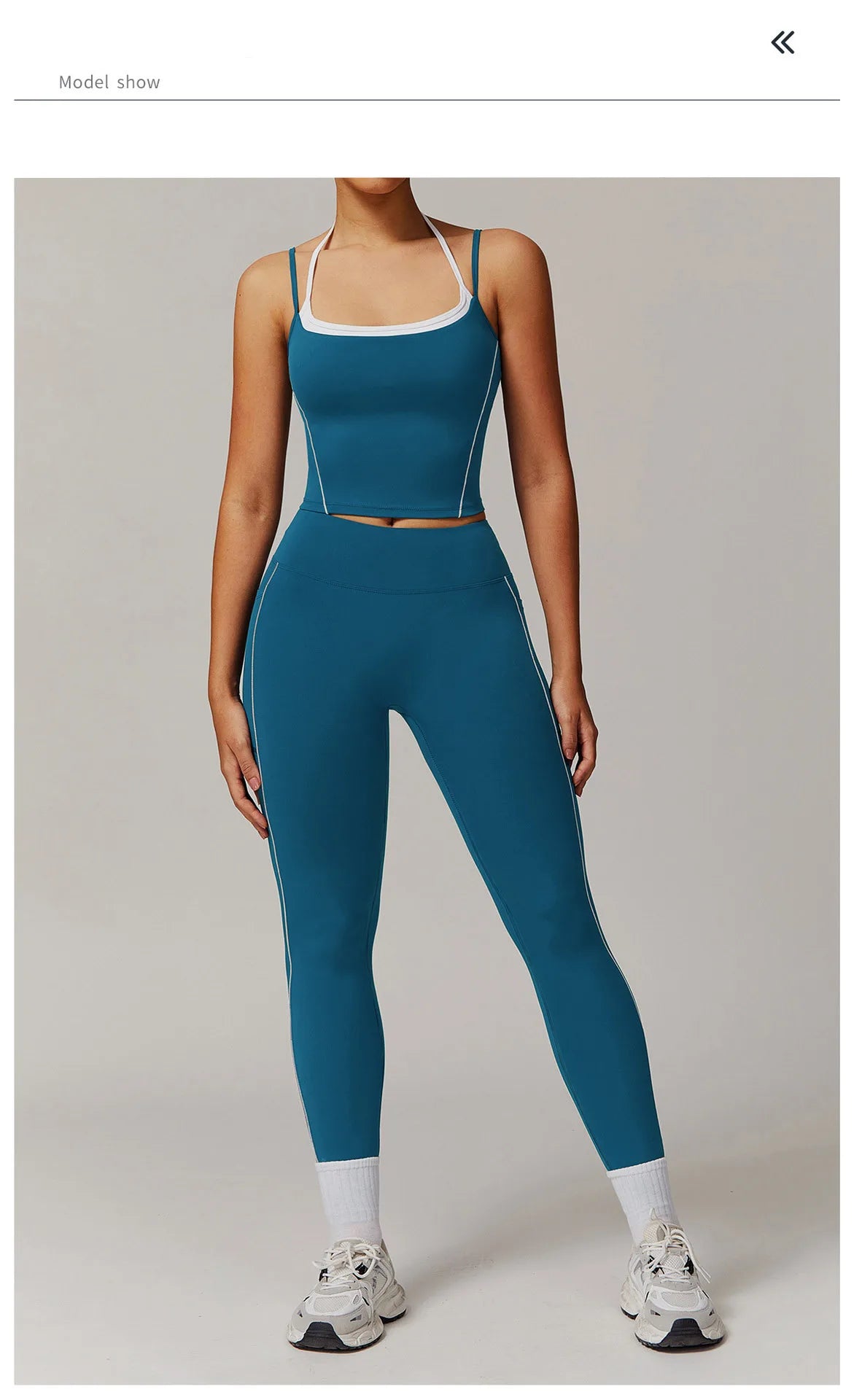 Bra & Flared high waisted leggings set