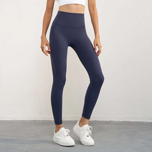 High Waist hidden Pocket Sports leggings Peacock Blue