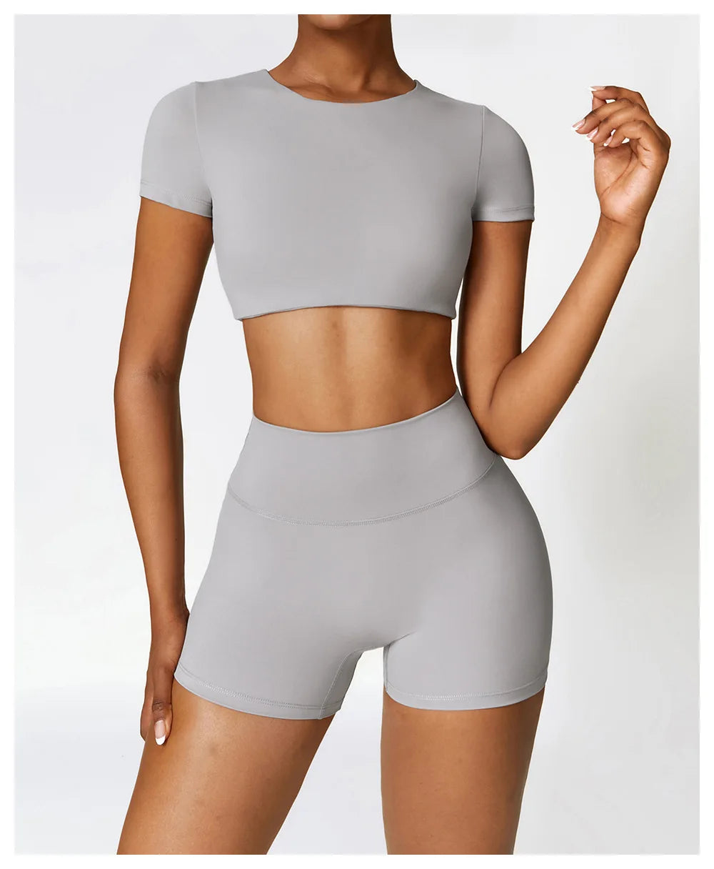Seamless Yoga Workout Fitness Crop Top