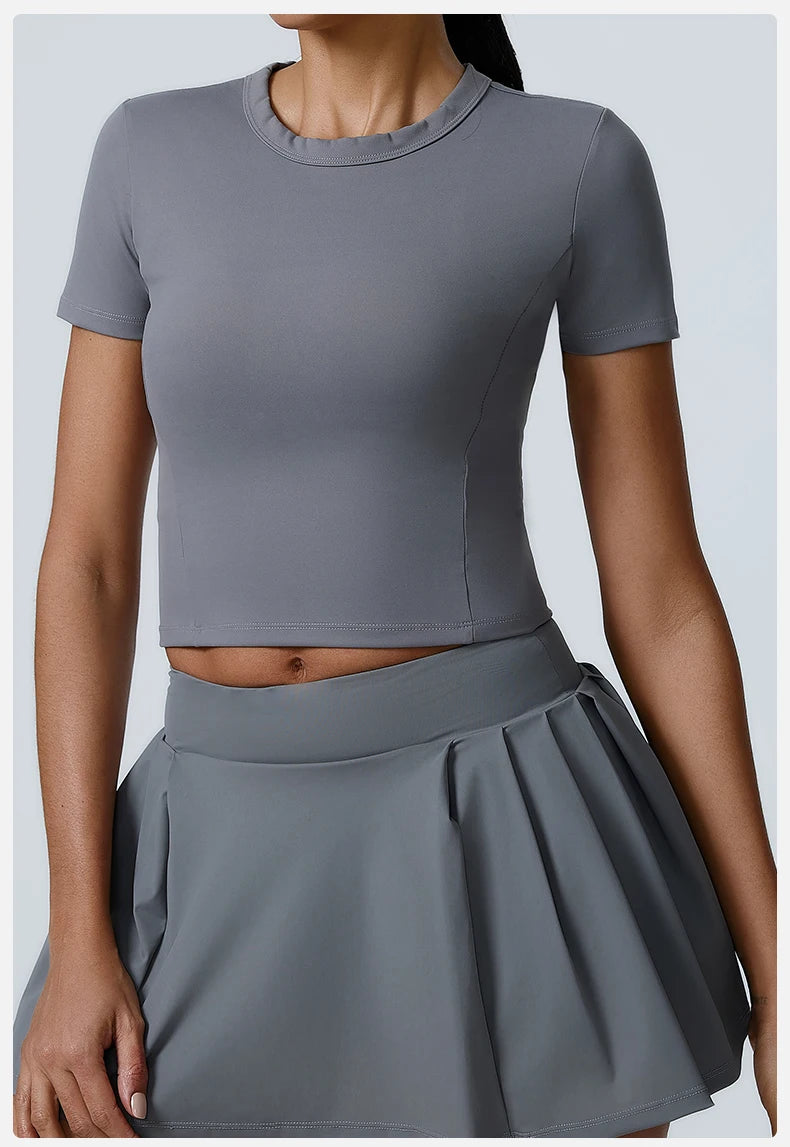 Workout Short Sleeve Yoga gym top