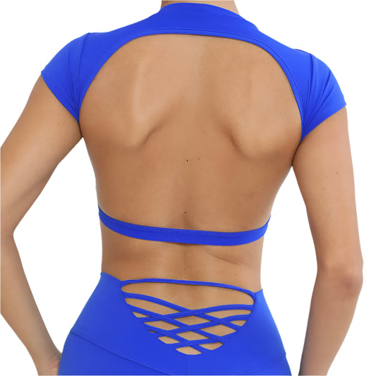 Backless fitness sports Crop Top