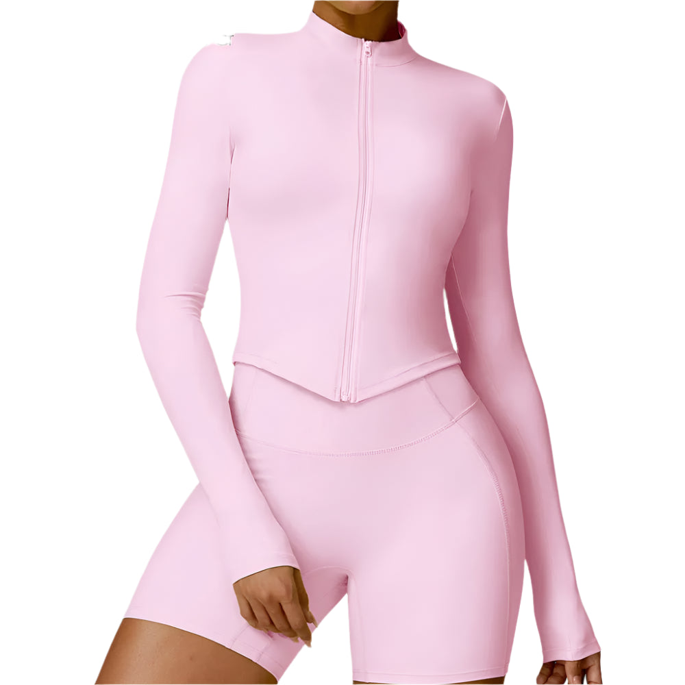 Full Zip-up Yoga Gym Workout Jacket