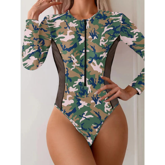 Women Surf Long Sleeve Swimsuit