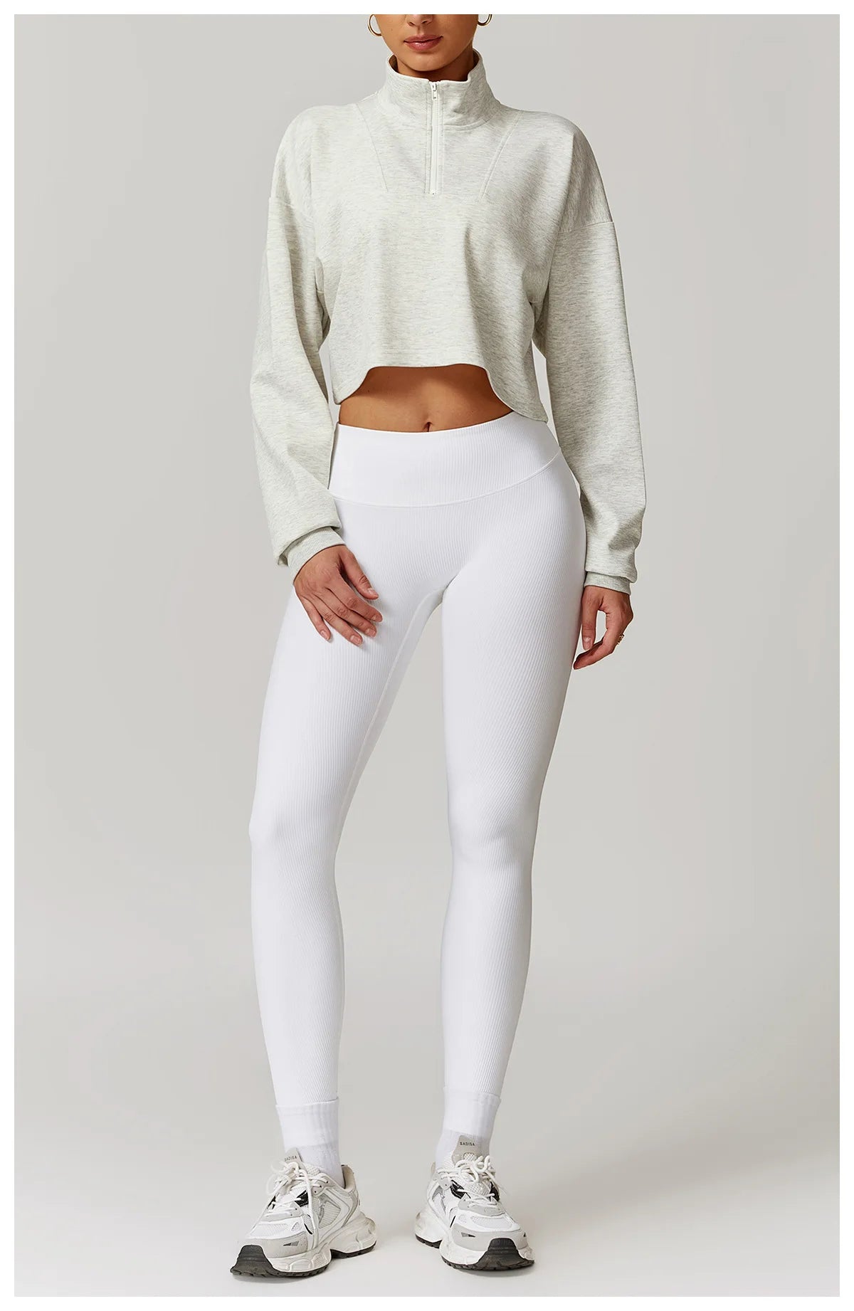 Ribbed Fitness Gym Workout Push Up Sports Bra & Leggings Set