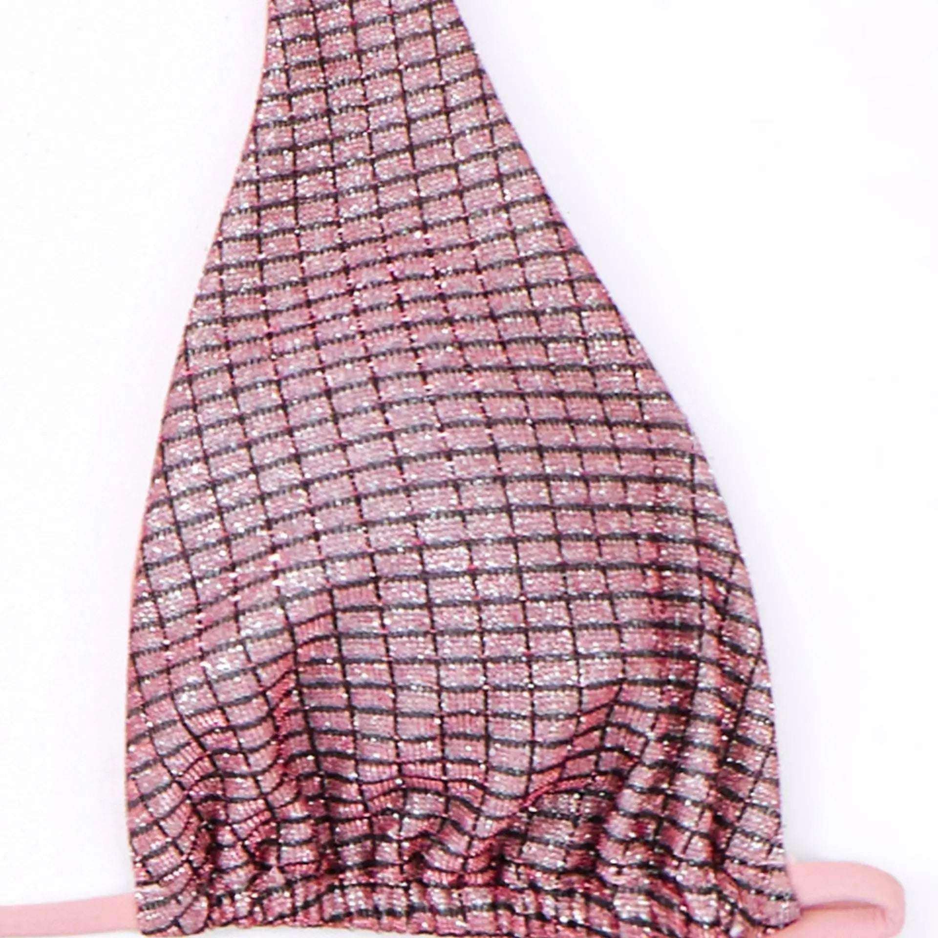 Sexy Halter neck metallic fabric Bikini Set