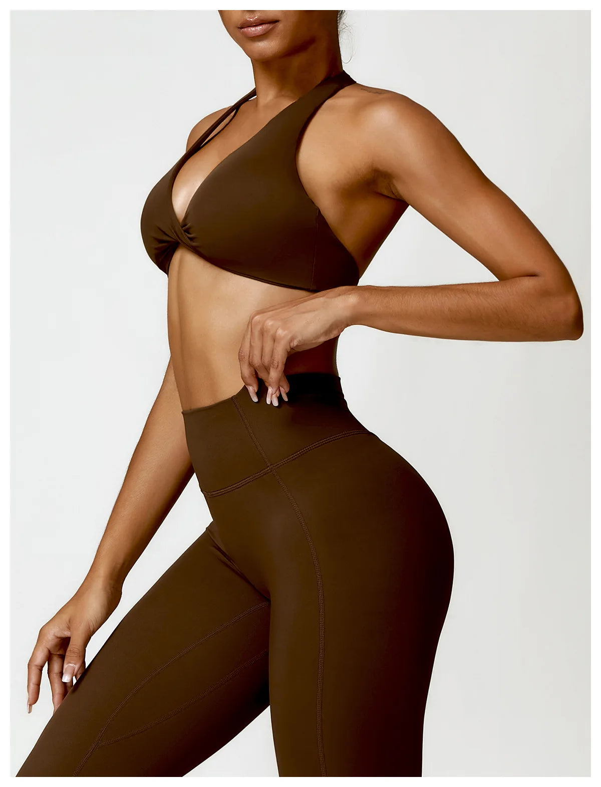 Push Up Breathable Wrapped Yoga Sports Bra