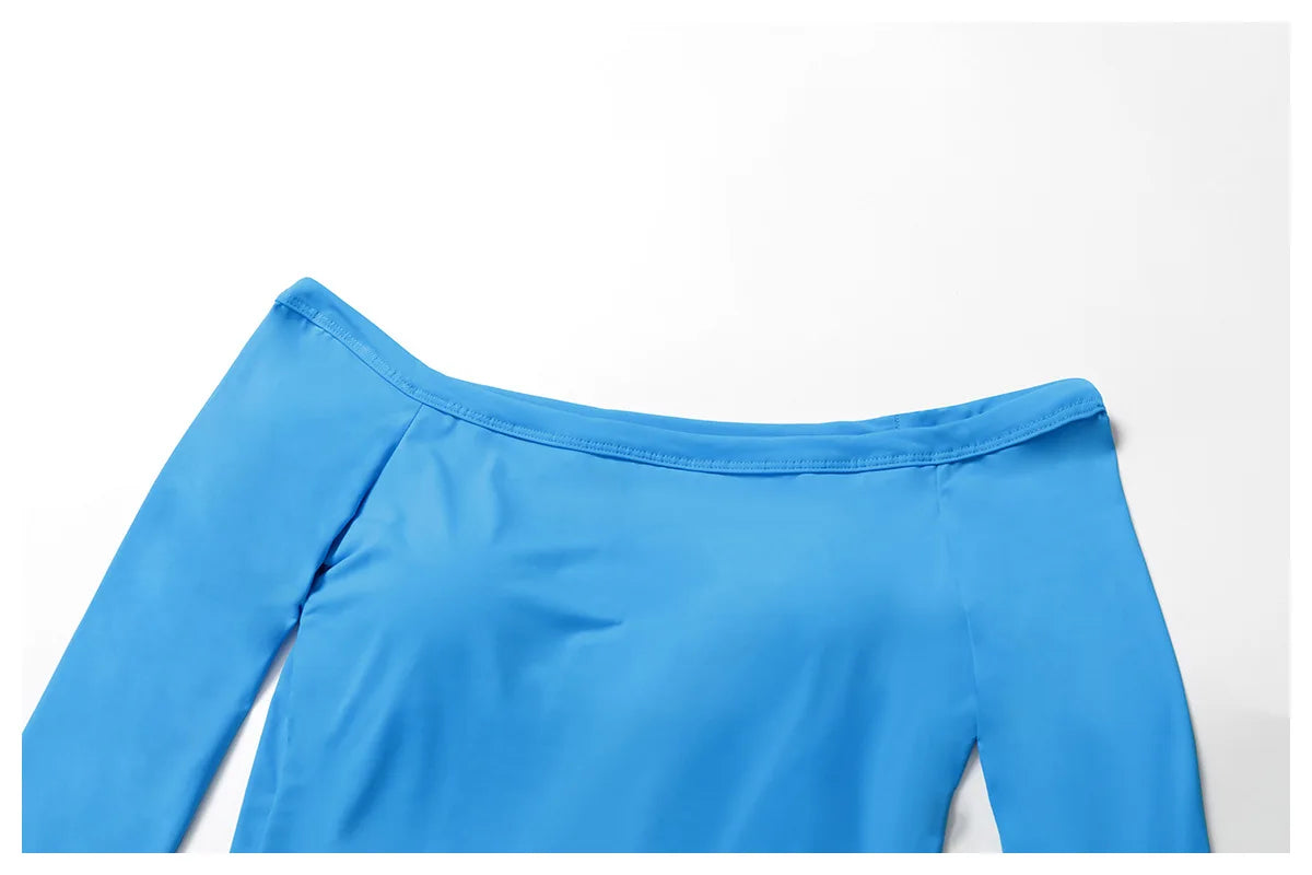 Long Sleeve Fitness Running Push Up Gym Top