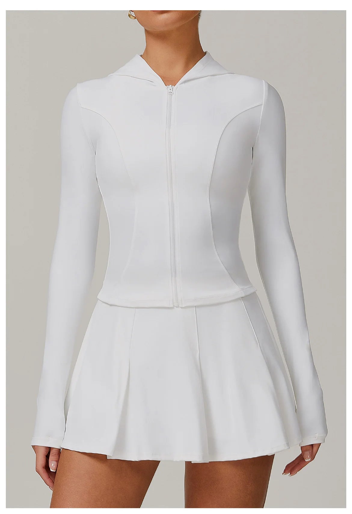 Zipper Long Sleeve Sports Jacket