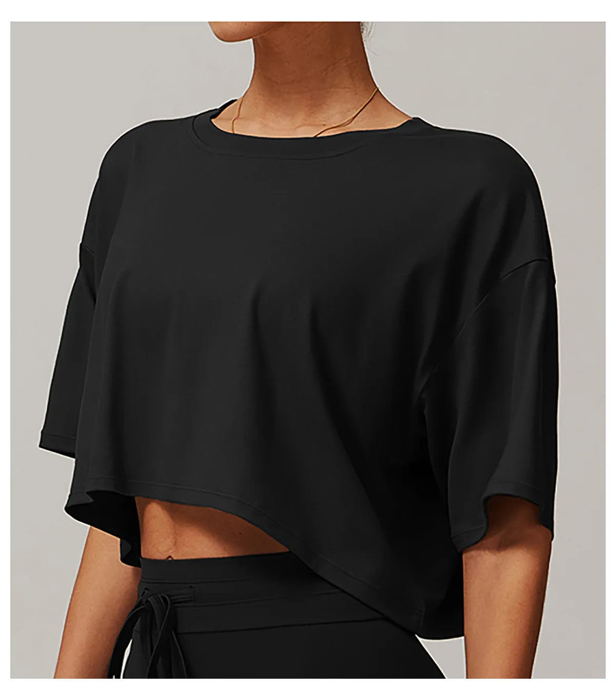 Loose Fitness gym crop Top