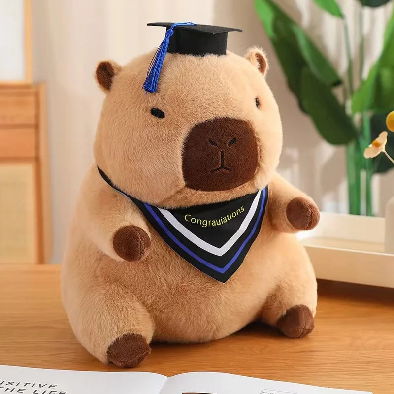 Graduate Doctor Capybara Owl Bear Plush soft Toy