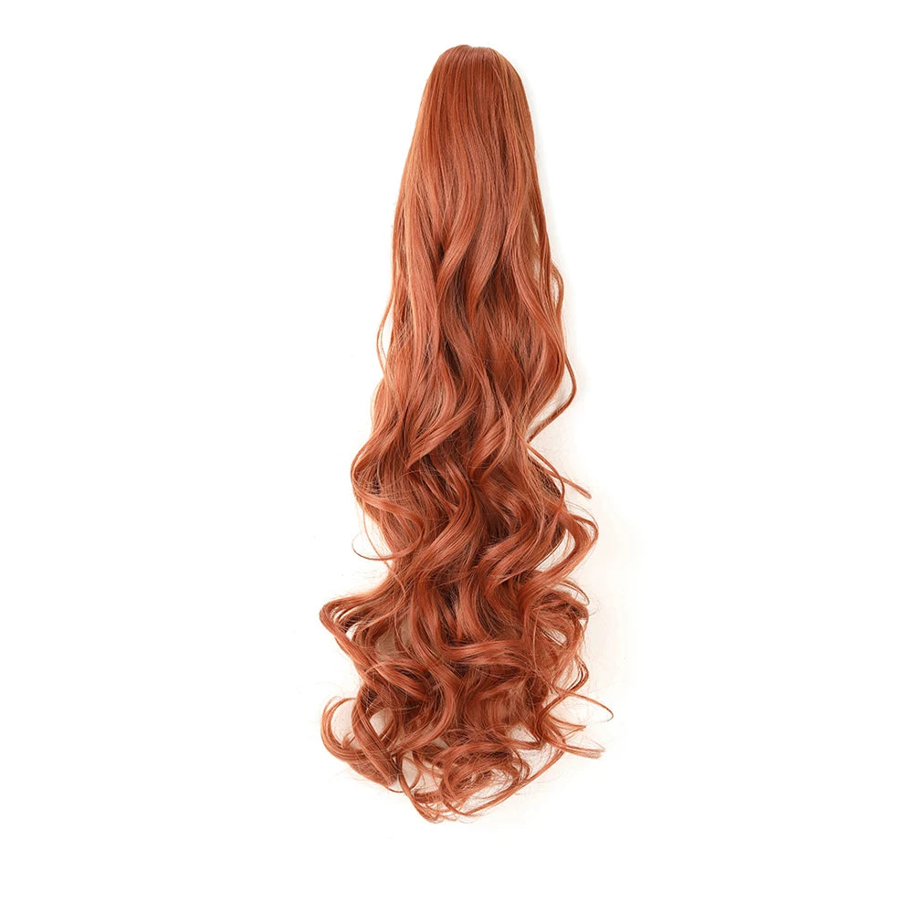 Ponytail Extension Synthetic Claw Clip in Hairpiece 130T1439