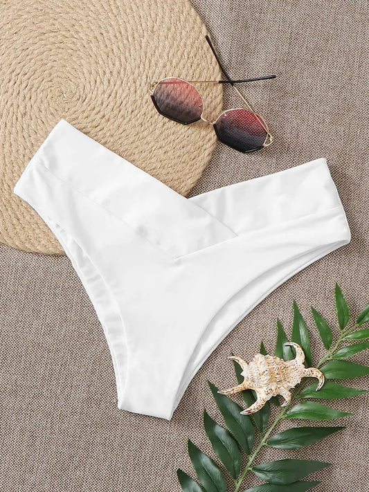 High Waist Thong Swimwear Trunk Bikini Top