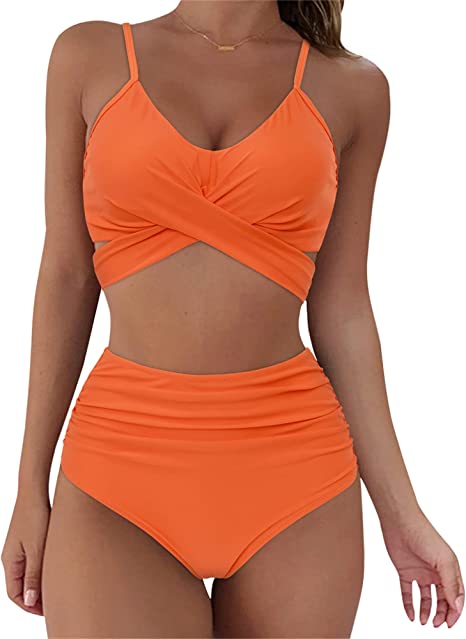 New High Waist Push Up Brazilian Bathing Suits