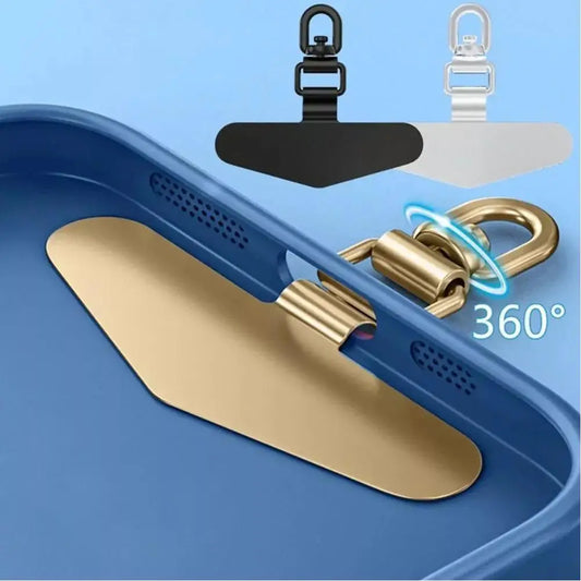 360 Rotatable Stainless Steel Phone Tether Lanyard