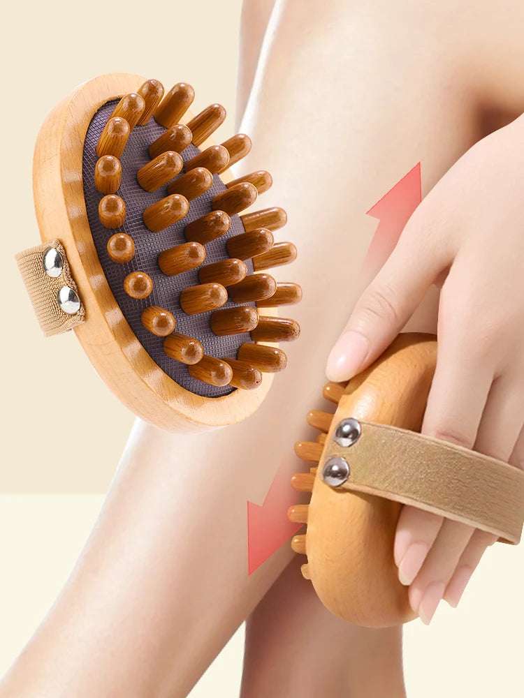 Multi-Functional Body Anti Cellulite Brush Head Scalp Body Massage Brush