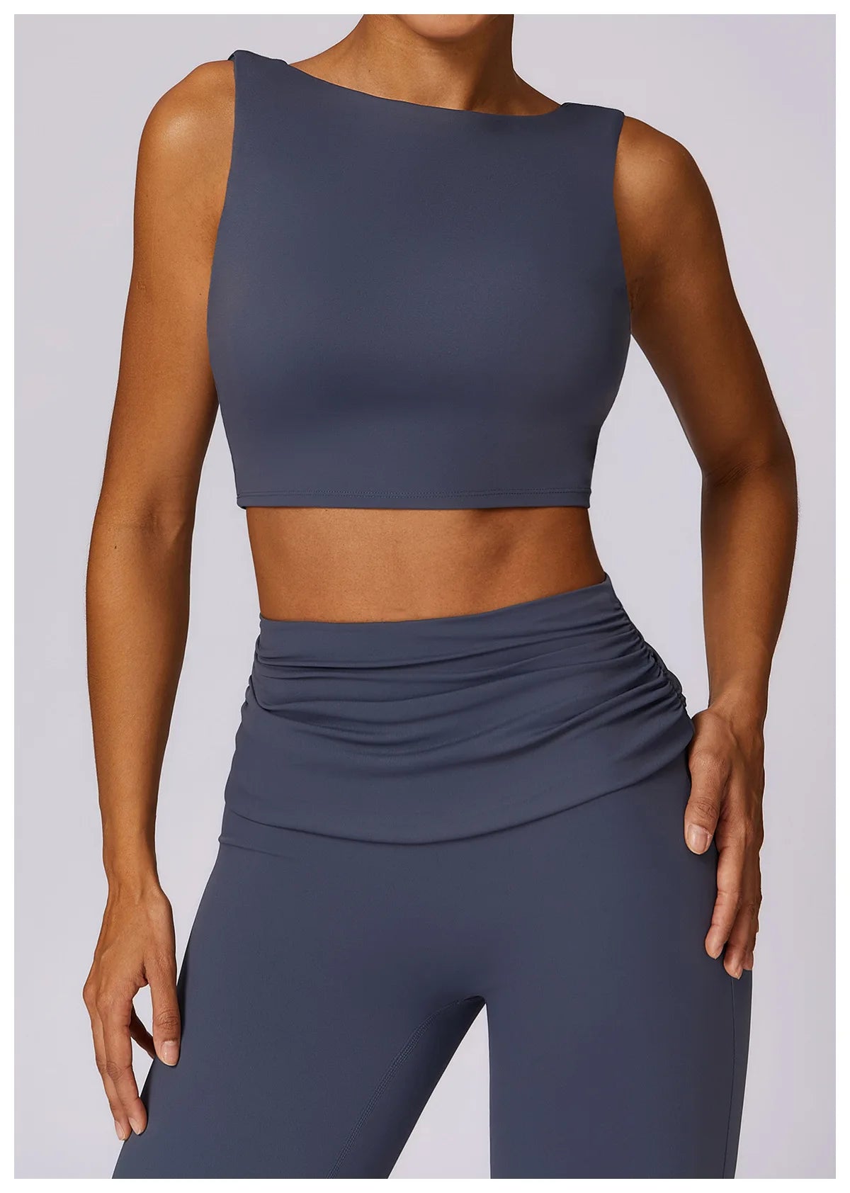 High Strength Shockproof gym workout Crop Top