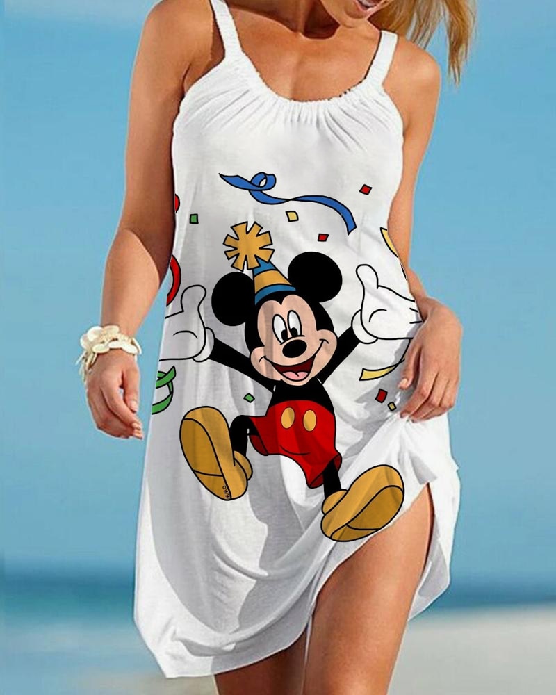 Casual Ladies Cartoon Character Dress AWZ3BD0078