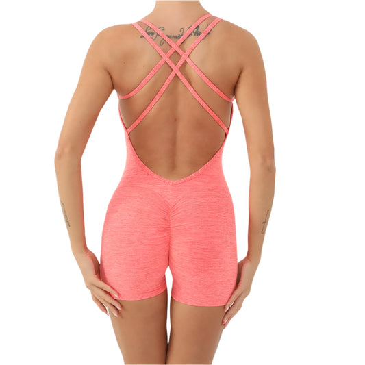 Backless One Piece Fitness Workout suits