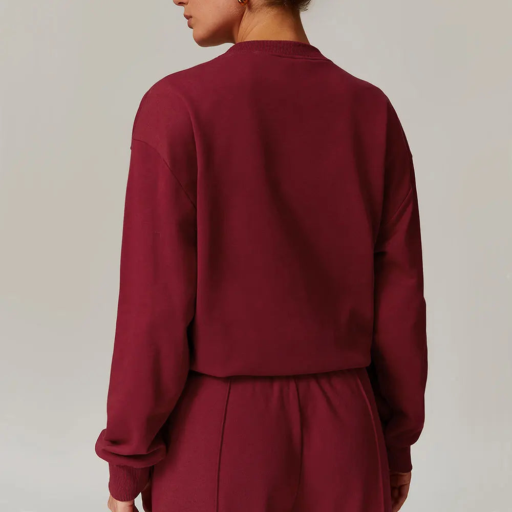 Round Neck Casual Women's sweatshirt