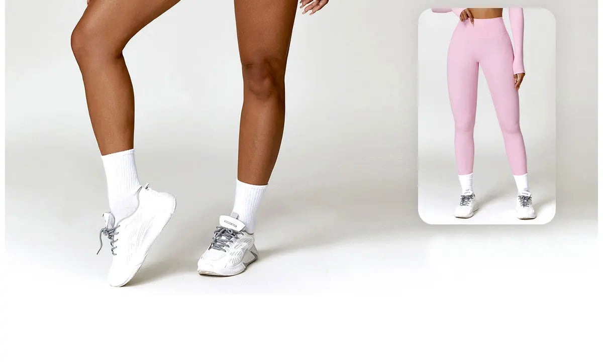 Long sleeved Fitness Gym Workout Top