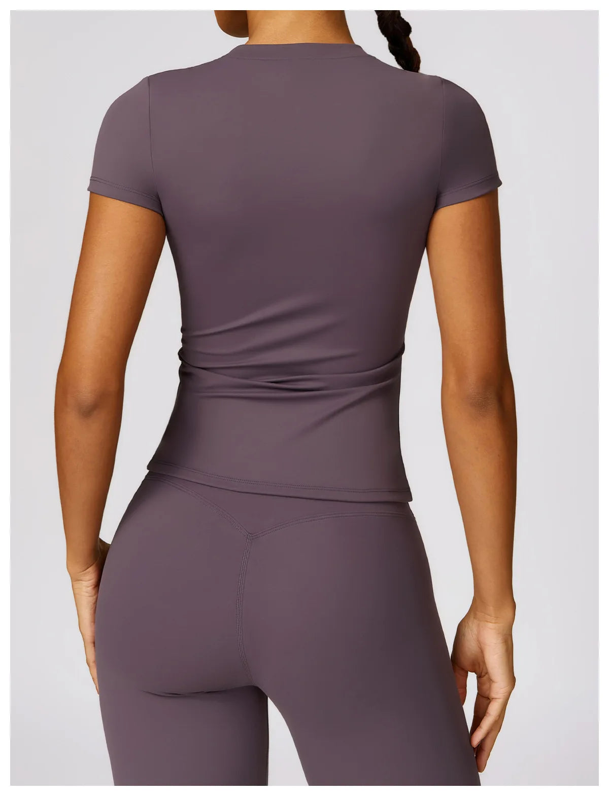 Seamless Short Sleeve Yoga Gym Top