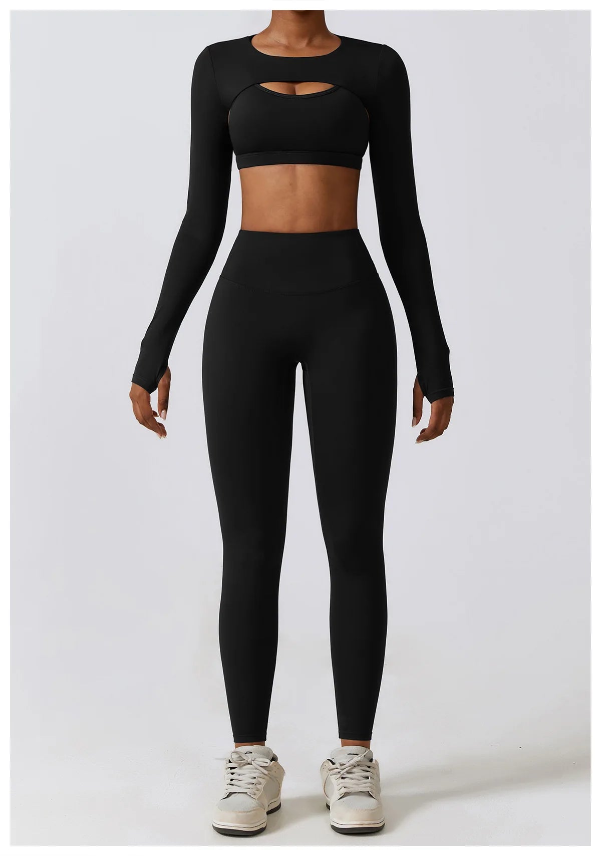 Long Sleeved Fitness Gym Top