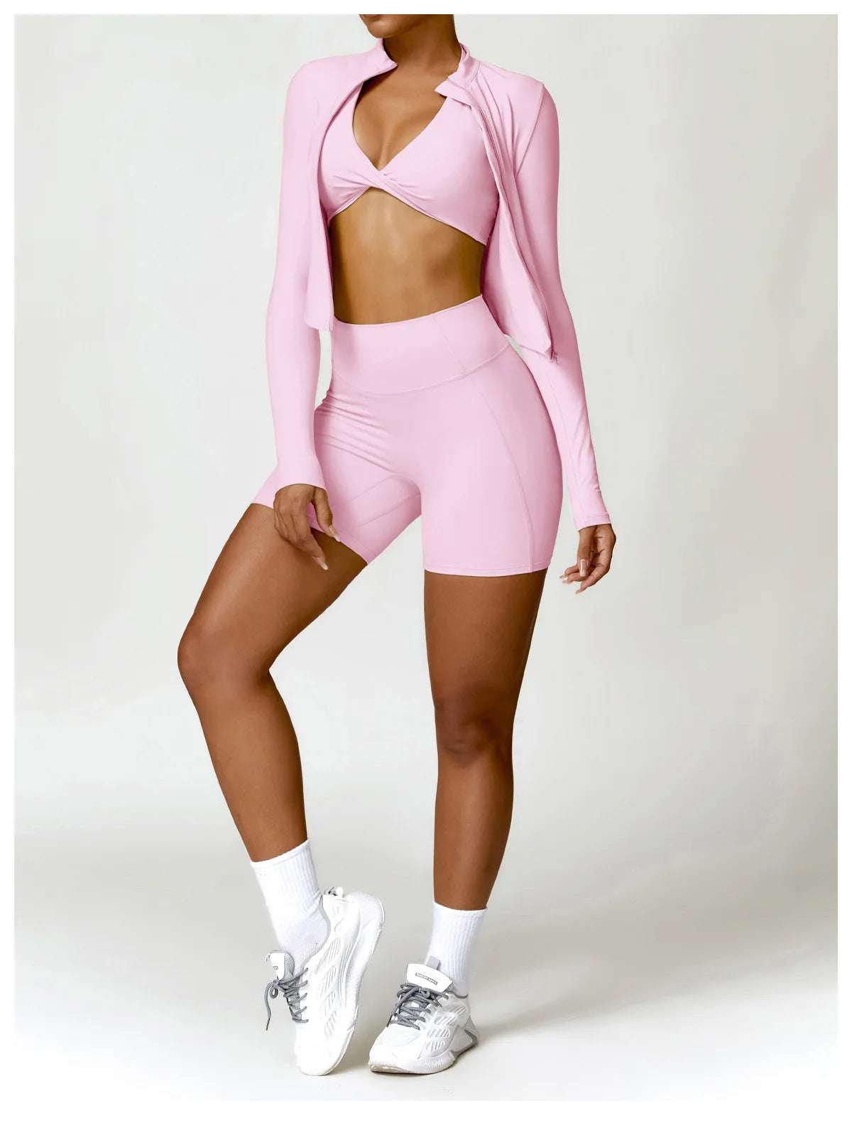 Full Zip-up Yoga Gym Workout Jacket